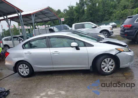 2012 Honda Civic Lx из США, поврежденный, VIN 19XFB2F55CE319196